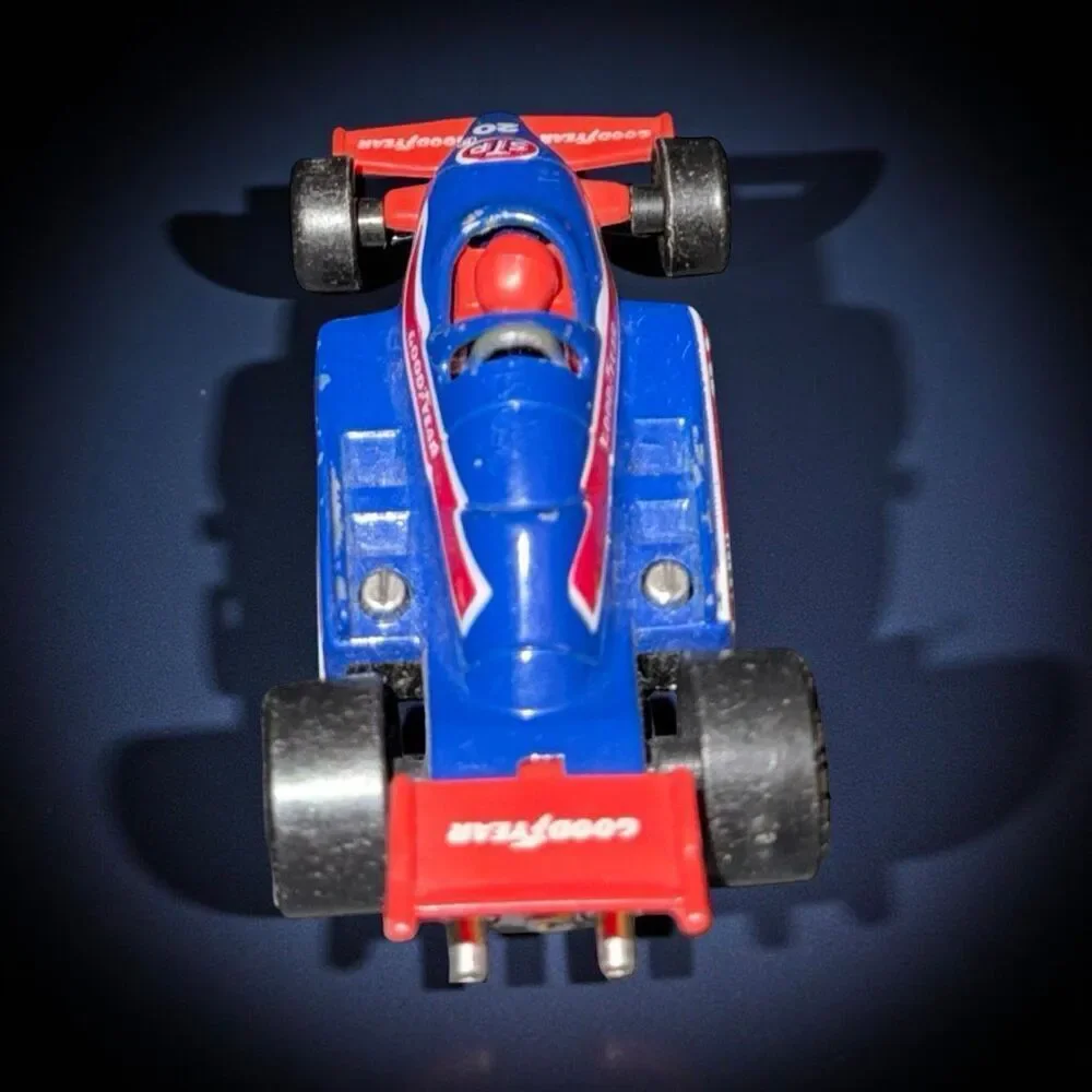1984 Matchbox Blue #20 Die-cast F1 Racer Goodyear Bosch STP Indy Race Car
